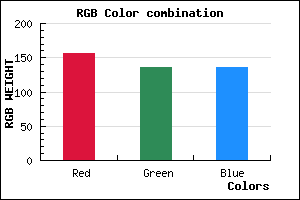 rgb background color #9C8888 mixer