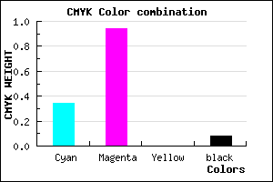 #9C0EEB color CMYK mixer