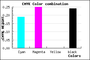 #9C90C1 color CMYK mixer