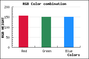 rgb background color #9C9696 mixer
