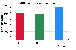 rgb background color #9C96C0 mixer