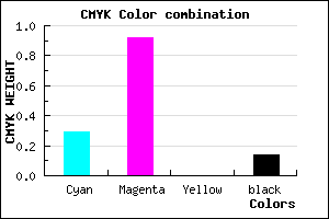 #9C12DC color CMYK mixer