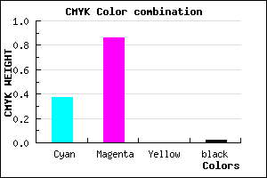 #9C24F9 color CMYK mixer