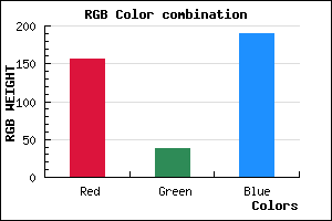 rgb background color #9C26BE mixer