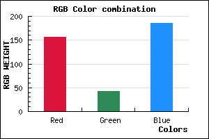 rgb background color #9C2BB9 mixer