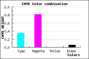 #9C2BF0 color CMYK mixer