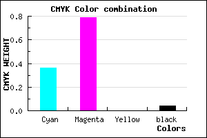 #9C34F5 color CMYK mixer