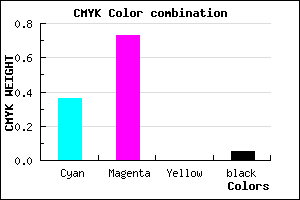 #9C42F3 color CMYK mixer