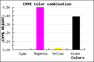 #9C4E99 color CMYK mixer