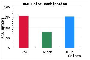 rgb background color #9C4E99 mixer