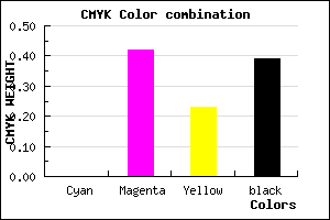 #9C5A78 color CMYK mixer