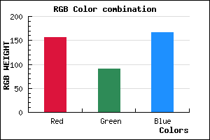 rgb background color #9C5AA6 mixer