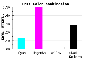 #9C5AB4 color CMYK mixer