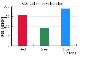 rgb background color #9C5ABE mixer