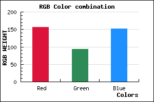 rgb background color #9C5E98 mixer