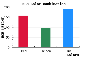 rgb background color #9C61BD mixer