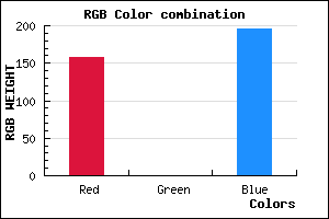 rgb background color #9D00C3 mixer