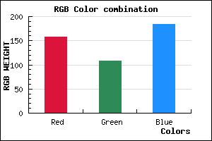 rgb background color #9D6CB8 mixer