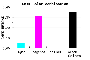 #9D72A6 color CMYK mixer