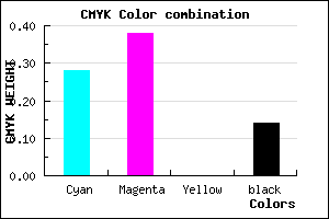 #9D87DB color CMYK mixer