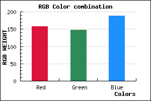 rgb background color #9D93BD mixer