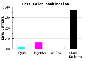 #9D97A1 color CMYK mixer