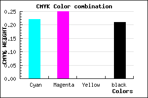 #9D97C9 color CMYK mixer