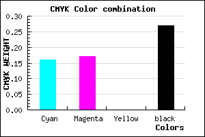 #9D9BBB color CMYK mixer