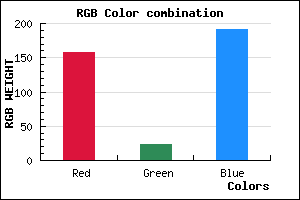 rgb background color #9D17BF mixer