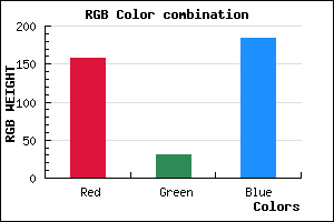 rgb background color #9D1EB8 mixer
