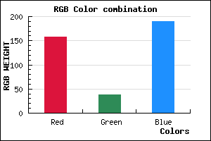 rgb background color #9D26BE mixer