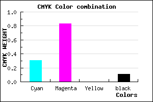 #9D26E2 color CMYK mixer