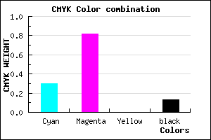 #9D29DF color CMYK mixer