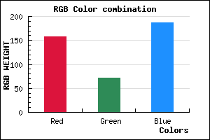rgb background color #9D48BB mixer
