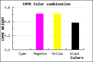 #9D4D4D color CMYK mixer