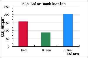 rgb background color #9D57CD mixer
