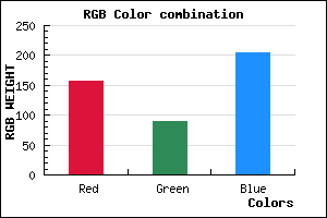 rgb background color #9D5ACC mixer