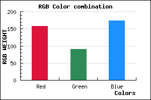 rgb background color #9D5BAD mixer