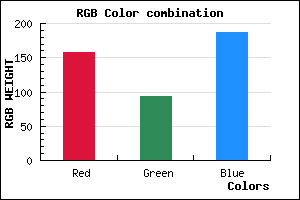 rgb background color #9D5DBB mixer