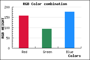 rgb background color #9D5EB0 mixer