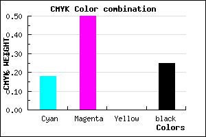#9D5FBF color CMYK mixer