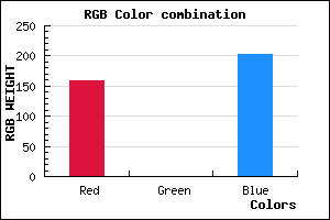 rgb background color #9E00CB mixer
