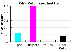 #9E00D4 color CMYK mixer