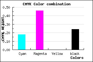 #9E69C1 color CMYK mixer