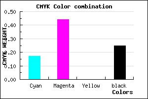#9E6BBF color CMYK mixer