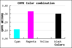 #9E78B2 color CMYK mixer