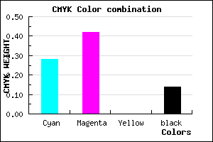 #9E7EDB color CMYK mixer