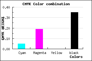 #9E86A6 color CMYK mixer