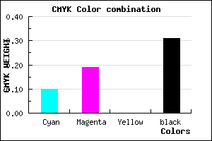 #9E8DAF color CMYK mixer