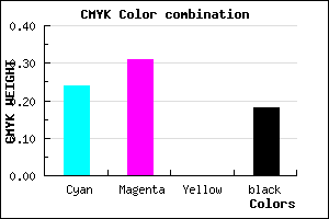 #9E90D0 color CMYK mixer